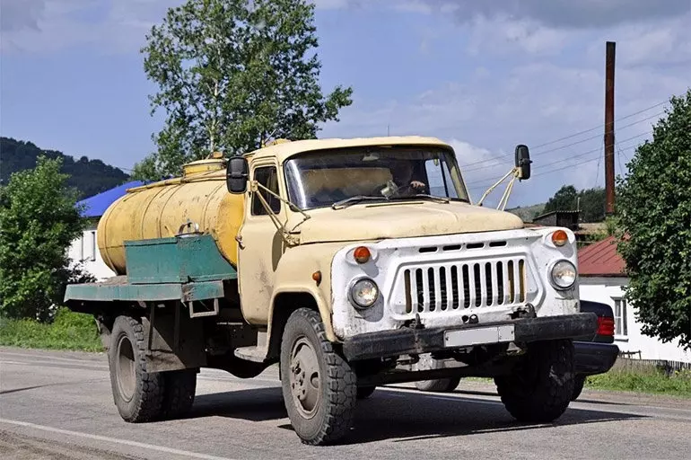 Расход топлива ГАЗ-53Ф на проселочной дороге
