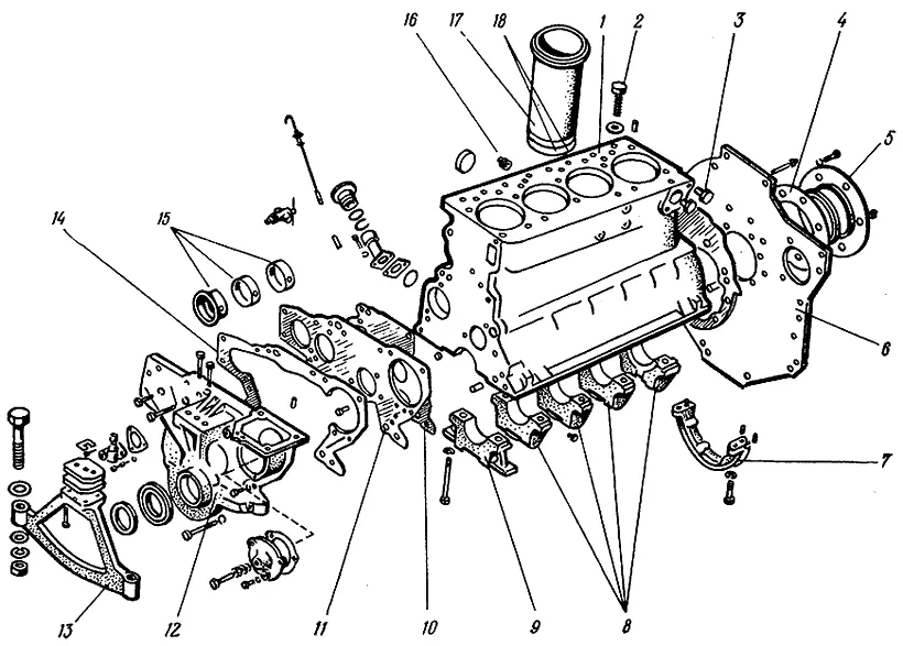 Схема установки поршневых колец мтз 80