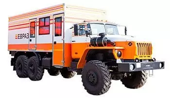 Роторный автобус Урал 4320-1912-72 (модификация ЕВРАЗ)