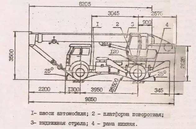 Кран автомобильный стреловой КС-3577-3-2