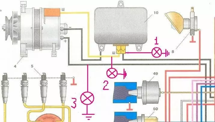 Схема подключения генератора газ