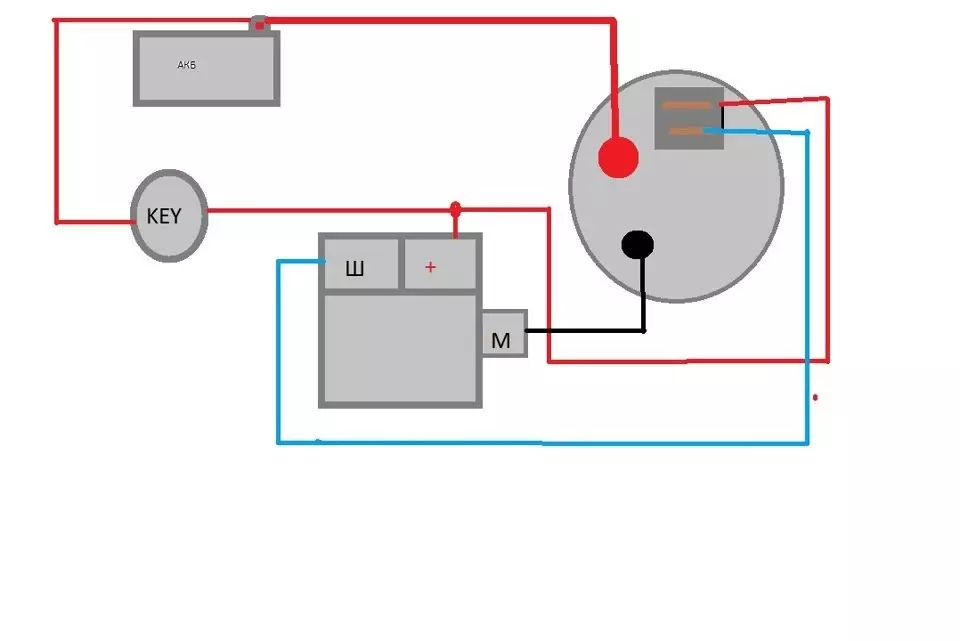 Схема подключения генератора 402