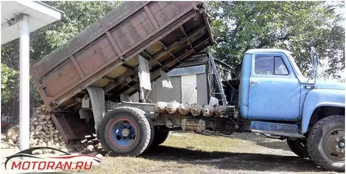 подъем газового кузова 53