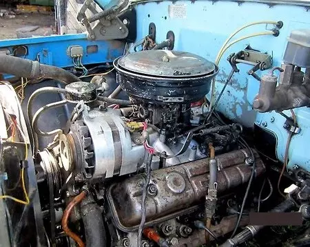 Снятие передней крышки двигателя Газ 53