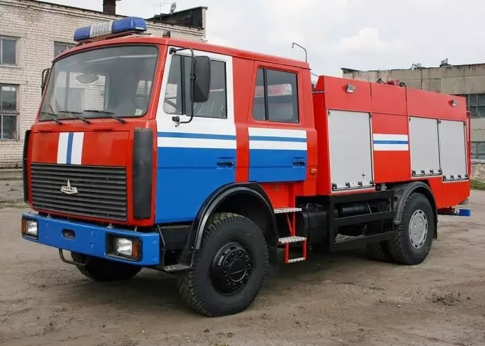 Пожарная машина МАЗ-5337